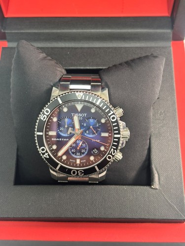 Tissot 1853 blue face - face, boxed